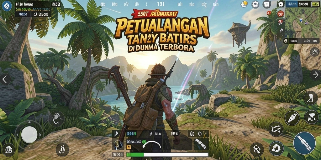 Tampilan menarik dari gameplay Open World 55RT.