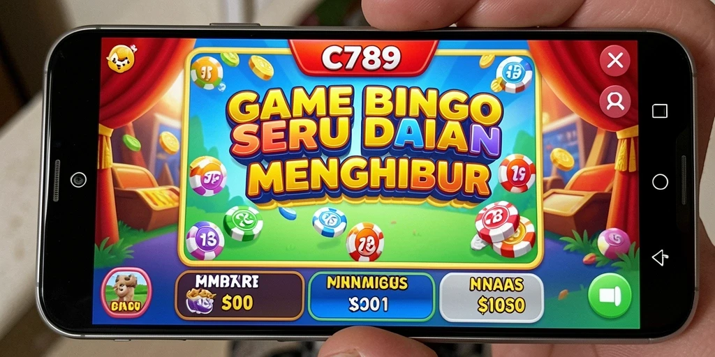 Screenshot utama C789 menampilkan keseruan gameplay Bingo yang mengasyikkan.