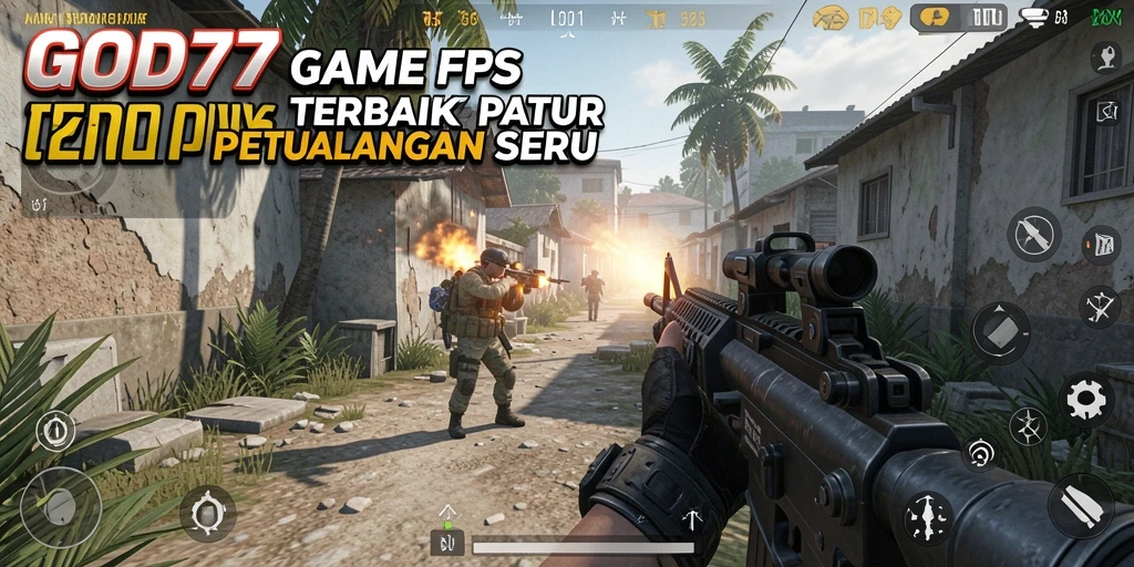 Gameplay menegangkan dalam <strong>GOD77</strong> dengan aksi tembak-menembak seru.