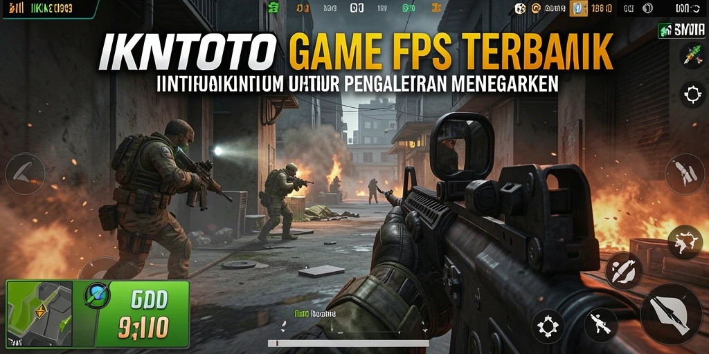 Tampak aksi seru gameplay FPS di IKNTOTO.