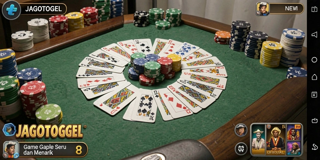 Tampilan gameplay seru dalam JAGOTOGEL yang penuh strategi.