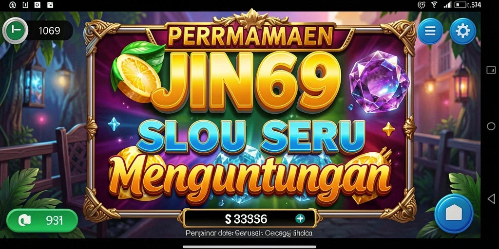 Tampilan menarik gameplay JIN69 dalam berbagai tema slot.