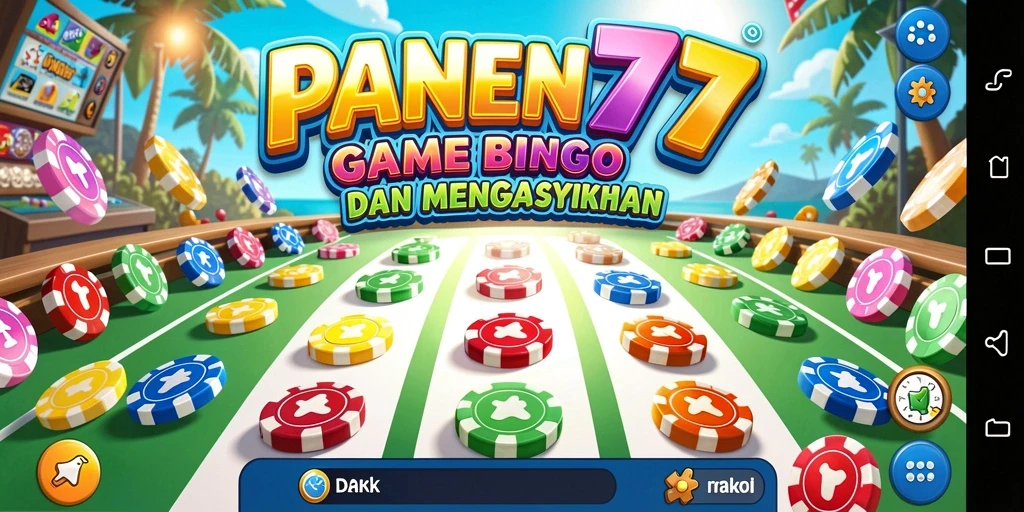 Screenshot gameplay PANEN77 yang menunjukkan keseruan permainan Bingo.