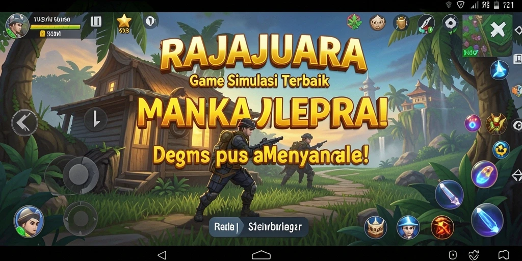 Tampilan gameplay RAJAJUARA yang menarik dan interaktif.