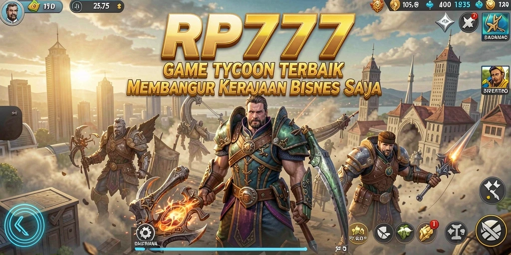 Screenshot gameplay RP777 yang menampilkan pengelolaan bisnis yang menarik.
