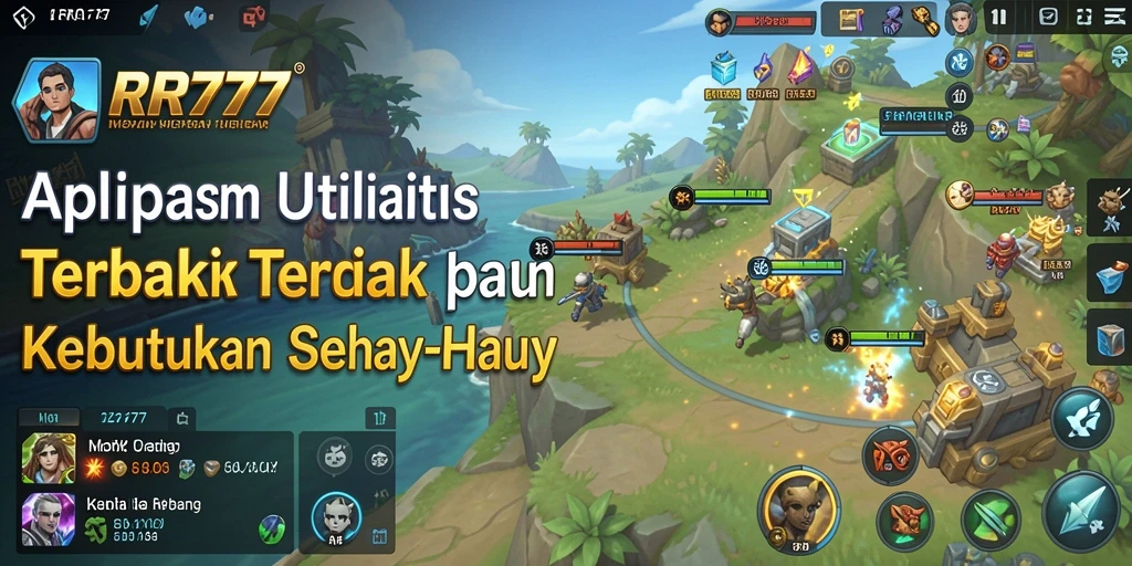 Screenshot utama RR777 menampilkan fitur utilitas yang memudahkan pengguna.