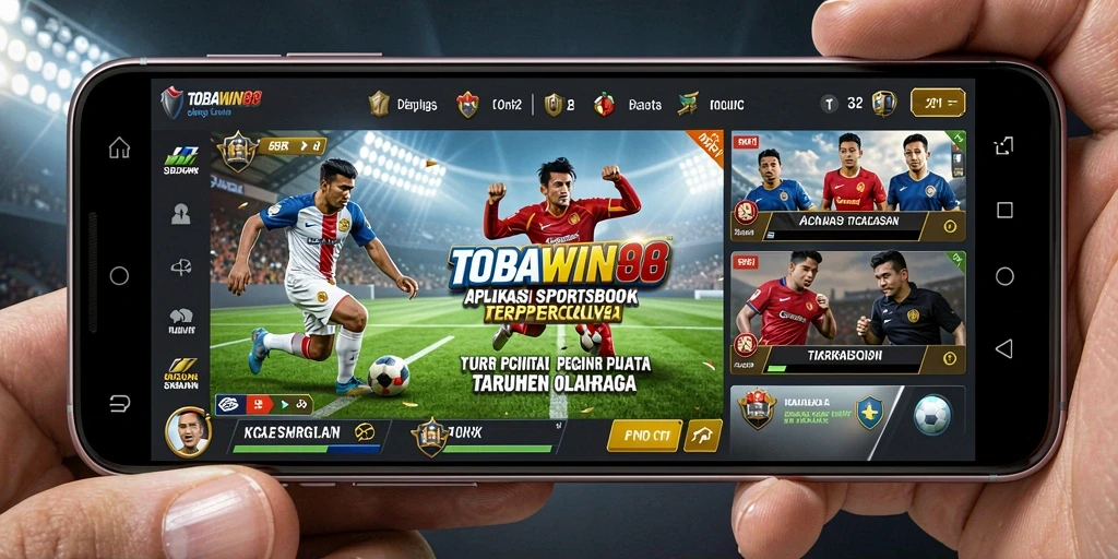 Tampilan screenshot TOBAWIN88 yang menunjukkan antarmuka taruhan olahraga.