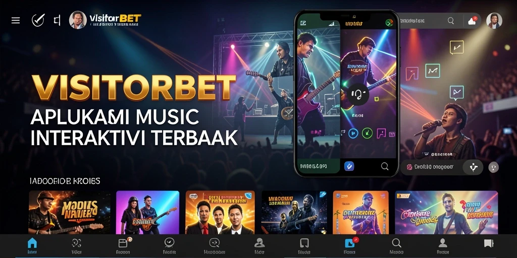 Screenshot utama VISITORBET menunjukkan keseruan gameplay Music yang interaktif.