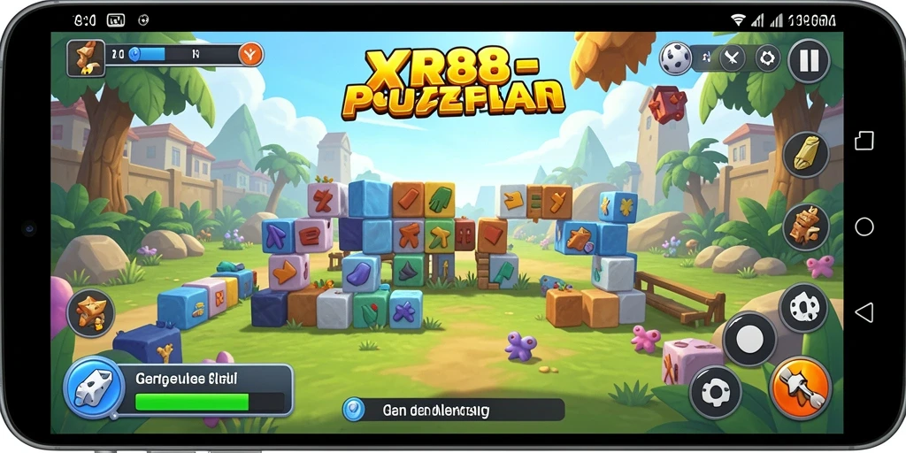 Tampilan gameplay XR88 dengan teka-teki menantang yang menarik.
